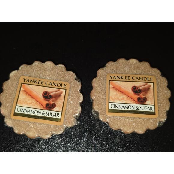 Yankee Candle Other - Yankee Candle 2 Pack Cinnamon & Sugar‎ Scented Wax Melt Candles Retired Scent